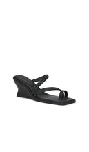 St. Agni Soft Strap Contour Wedge in Black