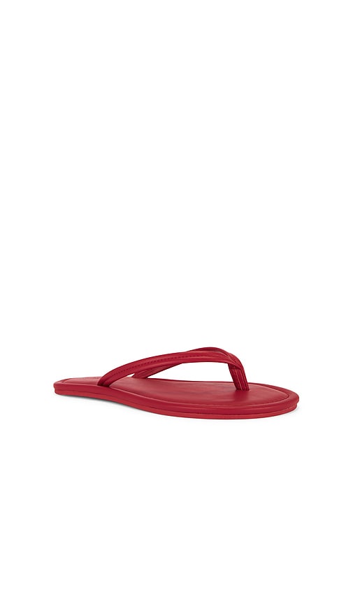St. Agni Thong Detail Sandal in Red