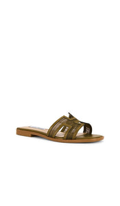 Steve Madden Hadyn Mesh Sandal in Olive