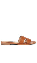Steve Madden Hadyn Slide in Brown | Cognac Slides for Women