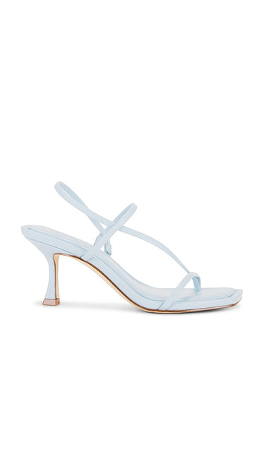 Steve Madden Locke Sandal in Blue | Blue Leather Heeled Sandals for Women