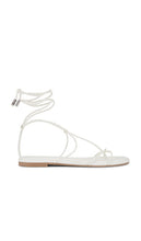 Steve Madden Myrtle Sandal in White | White Strappy Sandals for Women