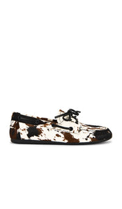 Steve Madden Sag-H Loafer in Brown | Cow Print Loafers & Oxfords Flats for Women