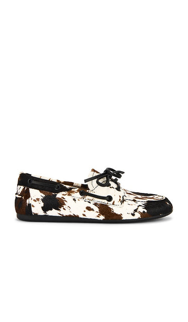 Steve Madden Sag-H Loafer in Brown | Cow Print Loafers & Oxfords Flats for Women