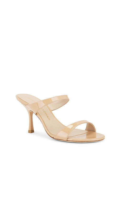 Stuart Weitzman Nudist 85 Slide in Tan