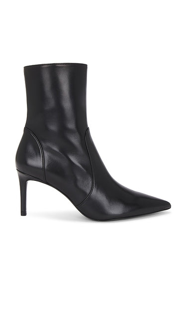 Stuart Weitzman Power Zip 75 Boot in Black | Black Ankle Boots for Women