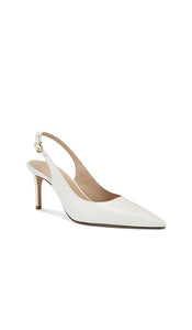 Stuart Weitzman Stuart Power 75 Slingback in Cream