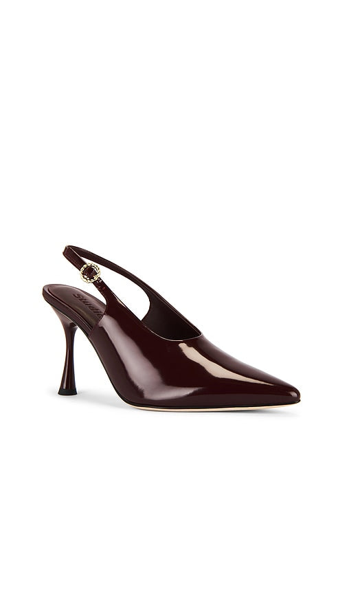 Studio Amelia Halo 90 Heel in Burgundy
