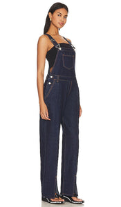 superdown Deanna Relaxed Overalls in Blue