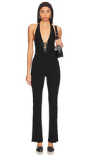 superdown Dela Lace Up Jumpsuit in Black - superdown Combinaison à lacets Dela en noir - superdown Dela 黑色系带连身裤 - Superdown Dela Lace Up Jumpsuit in Schwarz - superdown DELA 레이스업 점프수트 색상 - Tuta con lacci Dela superdown in nero