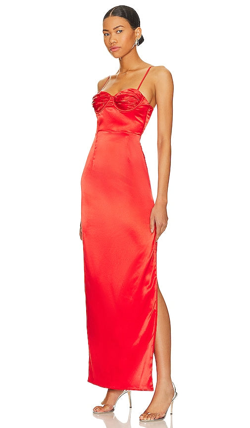 superdown Drusilla Gown in Red