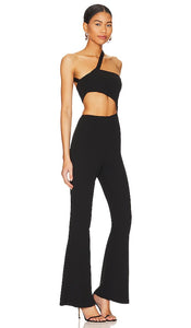 superdown Emilie Cut Out Jumpsuit in Black