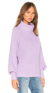 superdown Frankie Knit Sweater in Purple