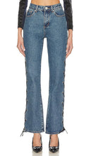 superdown Jayda Lace Up Jean in Blue