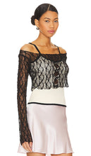 superdown Joss Lace Top in Black