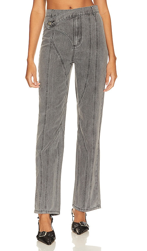 superdown Kahina Jean in Grey - superdown Jean Kahina en gris - Superdown Kahina 灰色牛仔裤 - superdown Kahina Jeans in Grau - superdown Kahina 진 그레이 색상 - superdown Kahina Jean in grigio