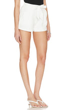 superdown Katerina Paper Bag Shorts in Ivory