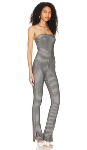 superdown Kristina Jumpsuit in Grey