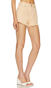 superdown Leja Denim Short in Nude