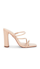 superdown Lexy Sandal in Nude | Nude Heeled Sandals for Women