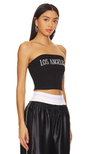 superdown Los Angeles Cropped Tube Top in Black