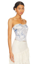 superdown Marnie Corset Top in Blue