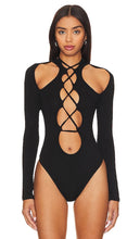 superdown Matteo Bodysuit in Black