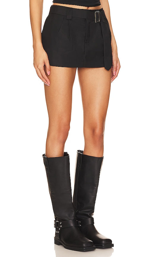 superdown Monique Mini Skirt in Black
