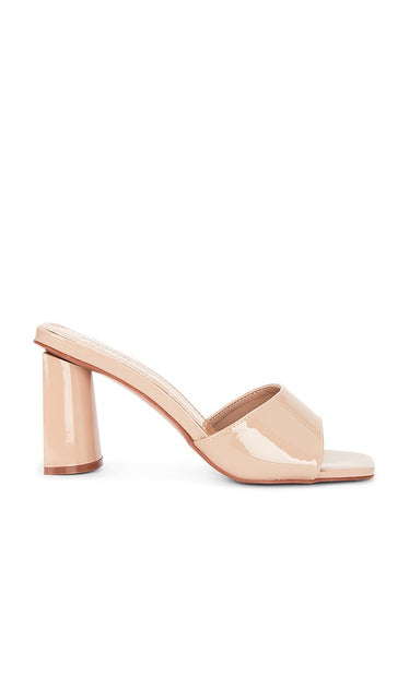 superdown Nada Sandal in Nude | Nude Open Toe Heels for Women