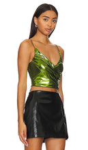 superdown Nadi Drape Top in Green