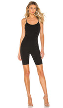 superdown Nadia Biker Short Romper in Black