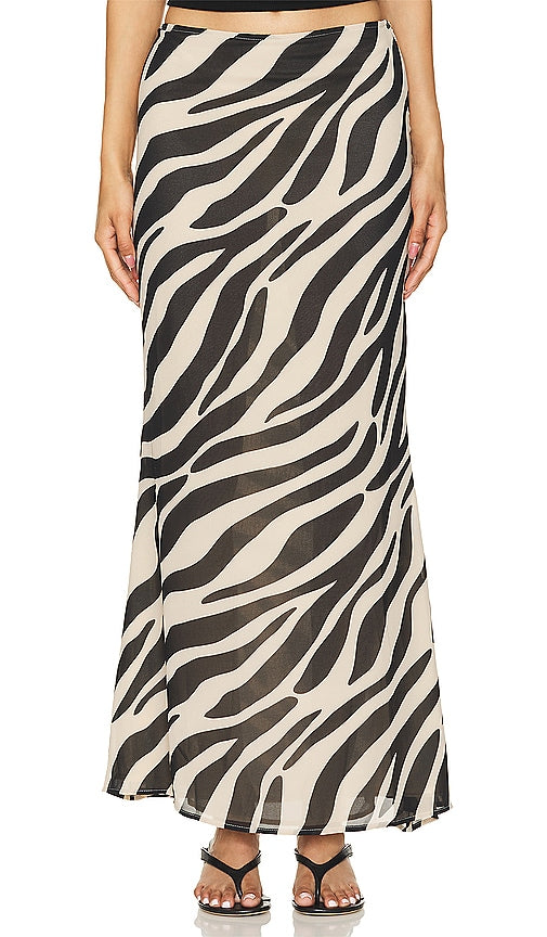 superdown Nalani Maxi Skirt in Cream - superdown Jupe longue Nalani en crème - superdown Nalani 奶油色长裙 - superdown Nalani Maxirock in Creme - superdown Nalani 맥시 스커트 - Gonna lunga Nalani superdown color crema