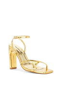 superdown Ora Heel in Metallic Gold