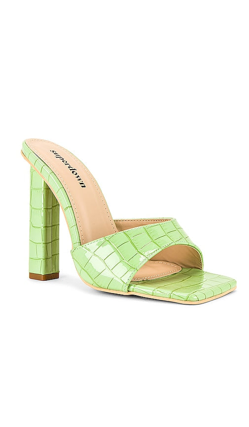 superdown Payton Heel in Green