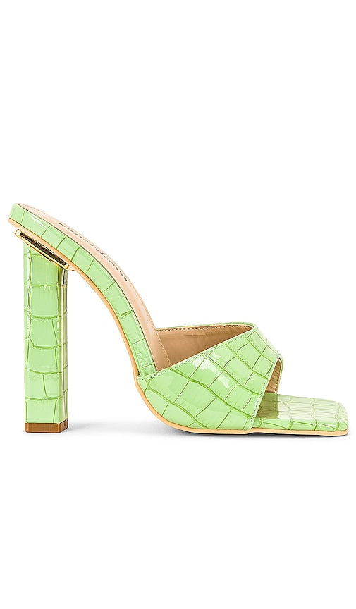 superdown Payton Heel in Green - superdown Payton Talon en Vert - 绿色 Superdown Payton 鞋跟 - superdown Payton Heel in Grün - superdown 페이튼 힐 그린 색상 - superdown Payton Heel in verde