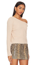 superdown Ravie One Shoulder Sweater in Nude
