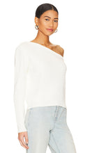 superdown Ravie One Shoulder Sweater in White