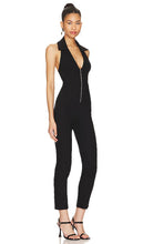 superdown Rene Zip Front Jumpsuit in Black