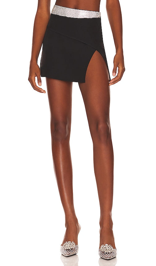 superdown Ryan Studded Mini Skirt in Black - superdown - Ryan - Mini-jupe cloutée noire - superdown Ryan 黑色铆钉迷你裙 - Superdown Ryan Minirock mit Nieten in Schwarz - superdown 라이언 스터드 미니 스커트 - minigonna superdown con borchie Ryan in nero