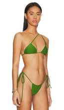 superdown Samara Asymmetrical Bikini Top in Green