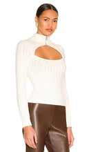 superdown Tanya Cut Out Sweater in Ivory