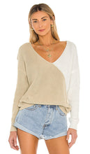 superdown Trish Knot Sweater in Beige