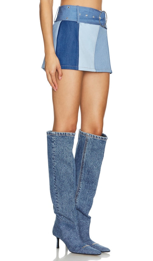 superdown Tyla Mini Skirt in Blue