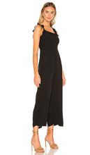 superdown Victoria Ruffle Jumpsuit in Black