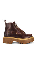 Timberland Stone Street Kiltie Boot in Burgundy | Burgundy Sneaker Boots for Women