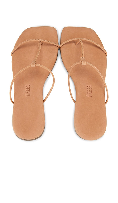 TKEES Chloe Sandal in Tan | Pout Slides for Women