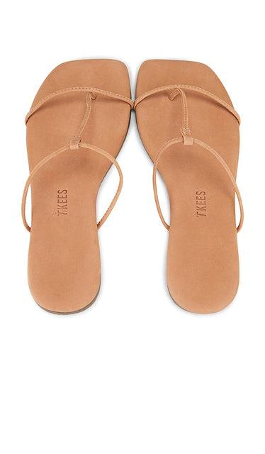 TKEES Chloe Sandal in Tan | Pout Slides for Women