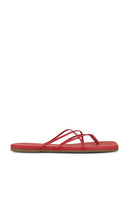 TKEES Square Toe Elle Sandal in Red