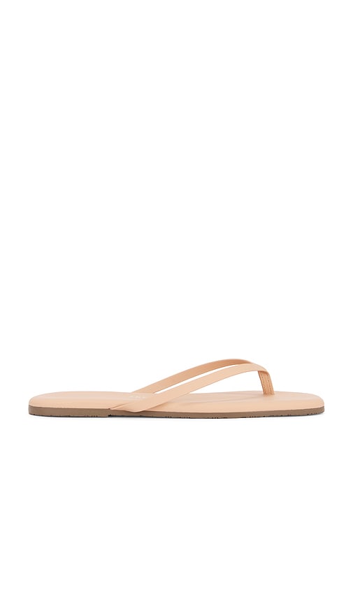TKEES Square Toe Lily Sandal in Nude