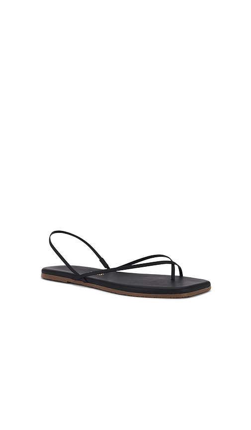 TKEES Square Toe Millie Sandal in Black